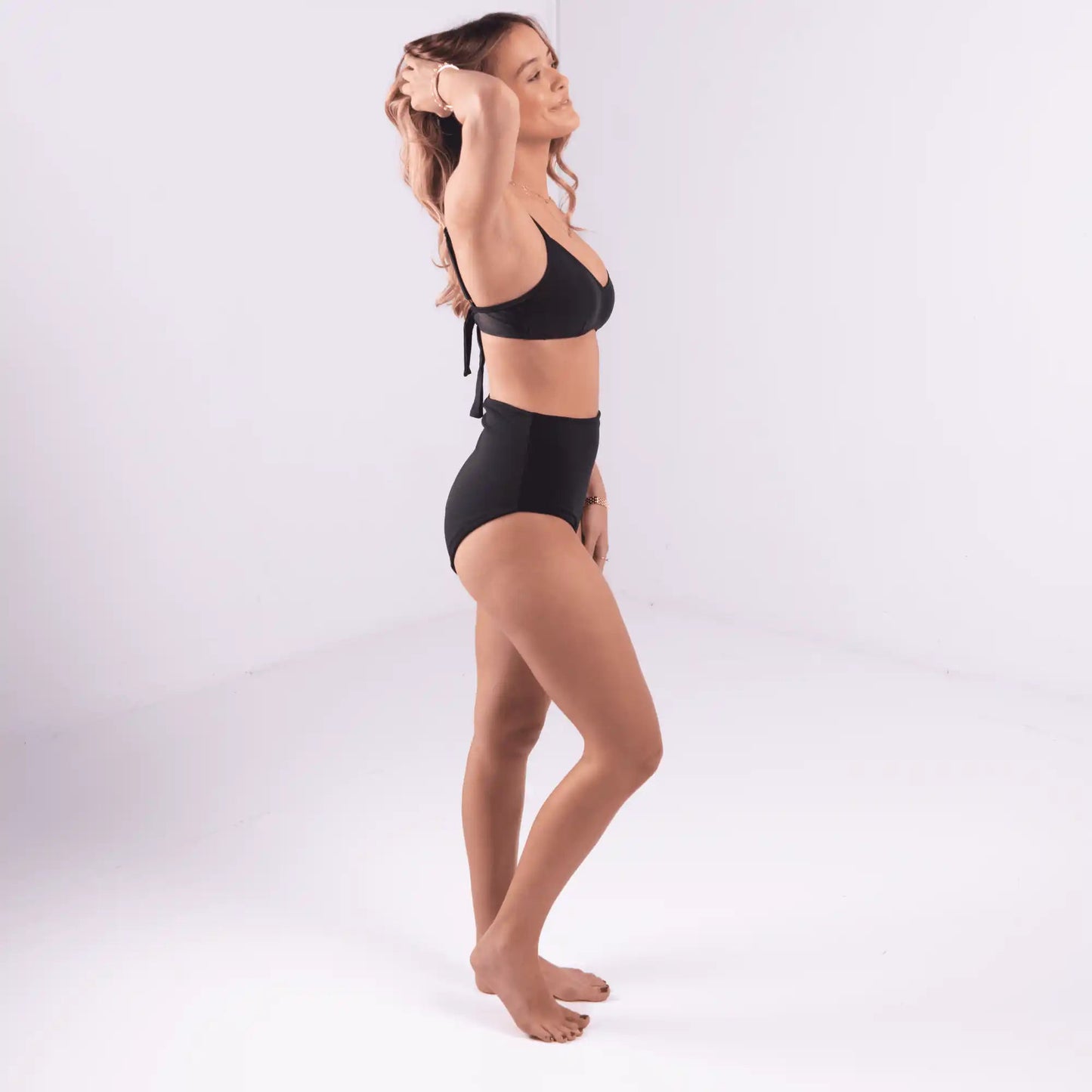 The Gemma Ultra High Waist Bikini Bottom - Period Proof - Petaluda Swim