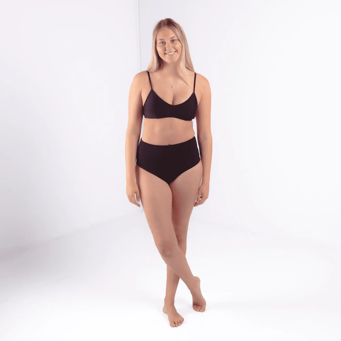 The Gemma Ultra High Waist Bikini Bottom - Period Proof - Petaluda Swim