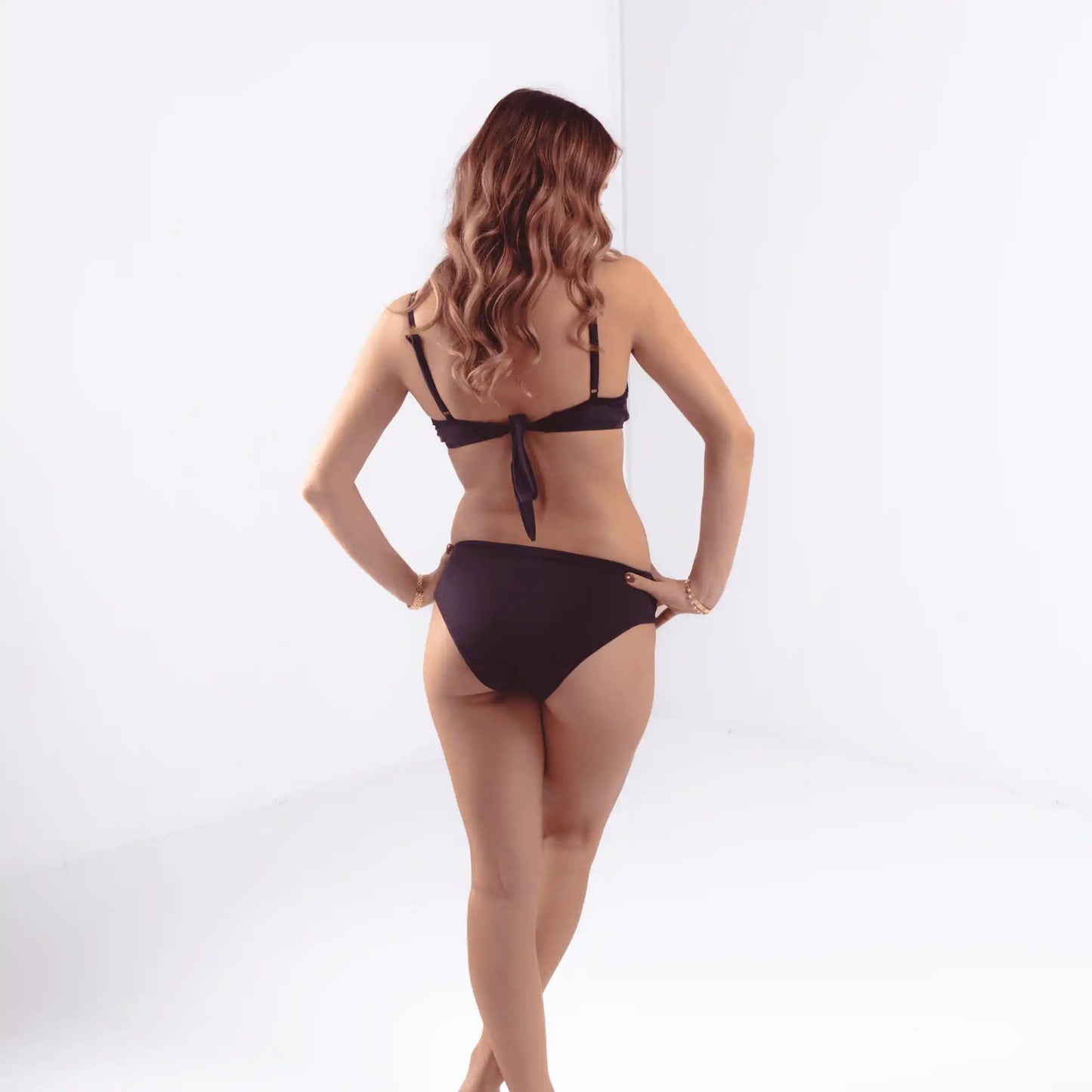The Sammie Mid - Rise Bikini Bottom - Period Proof - Petaluda Swim
