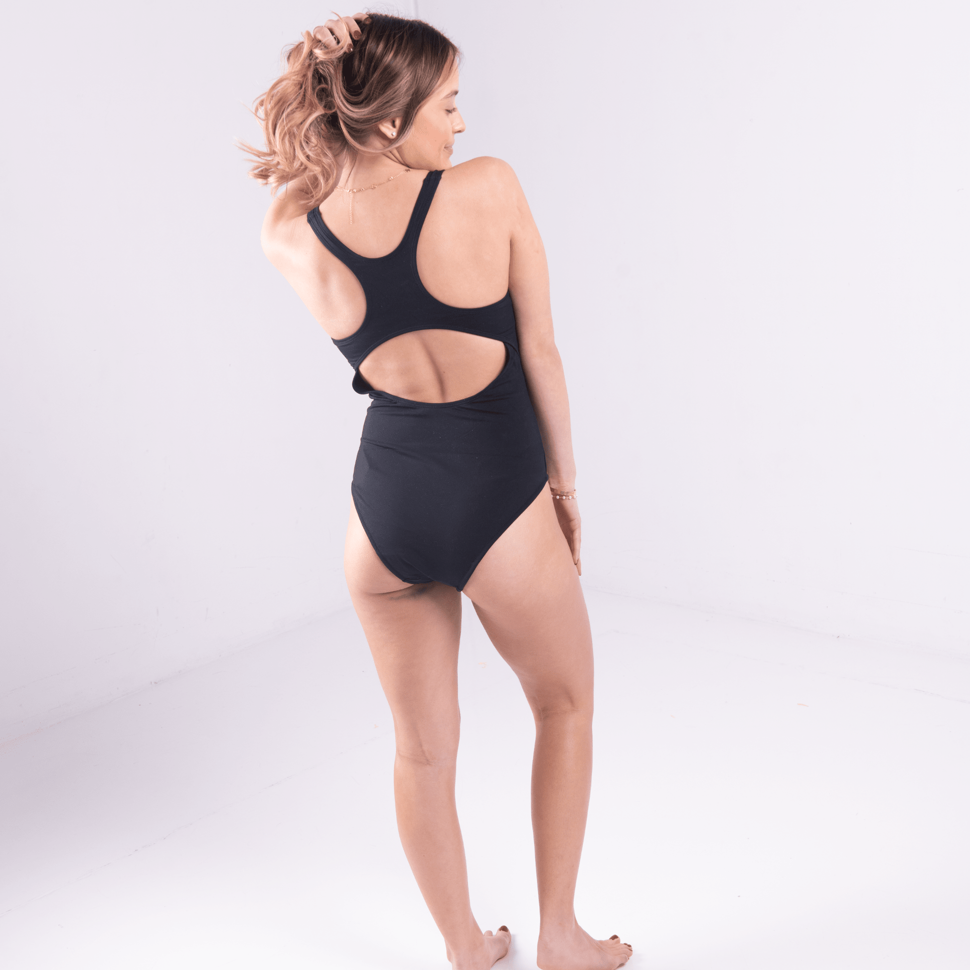 Period swimwear set for teens matching bikini top and bottoms